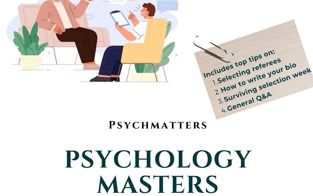 Psychology Master’s Application Workshop